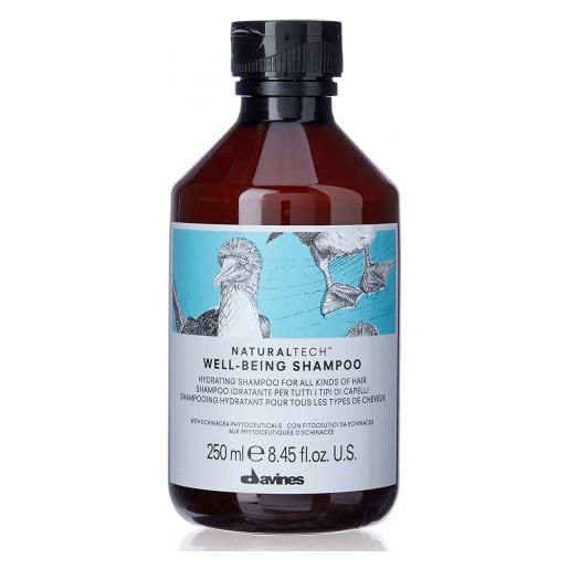 Davines naturaltech well-being shampoo idratante per tutti i tipi di capelli 250 ml
