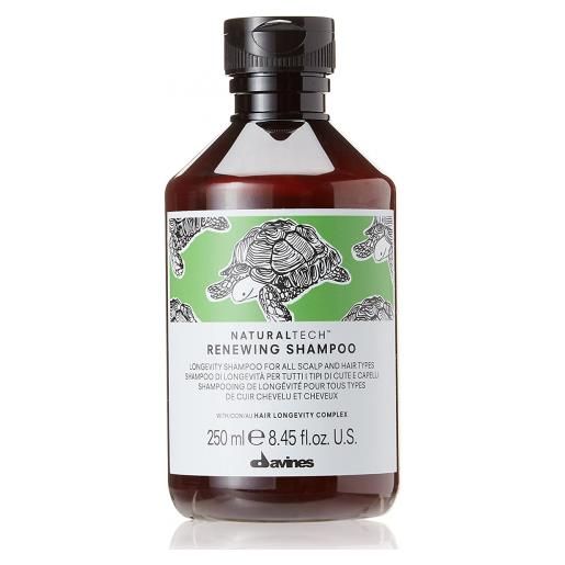 Davines naturaltech renewing shampoo di longevità per tutti i tipi di capelli 250 ml