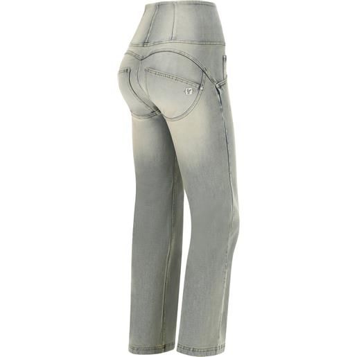 Freddy jeans push up wr. Up® wide bottom in denim navetta sabbiato