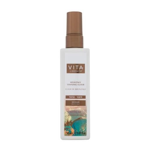 Vita Liberata heavenly tanning elixir tinted elisir autoabbronzante 150 ml tonalità medium per donna