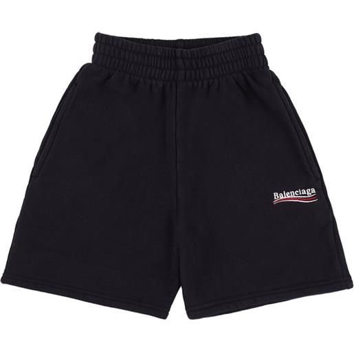BALENCIAGA shorts in felpa di cotone