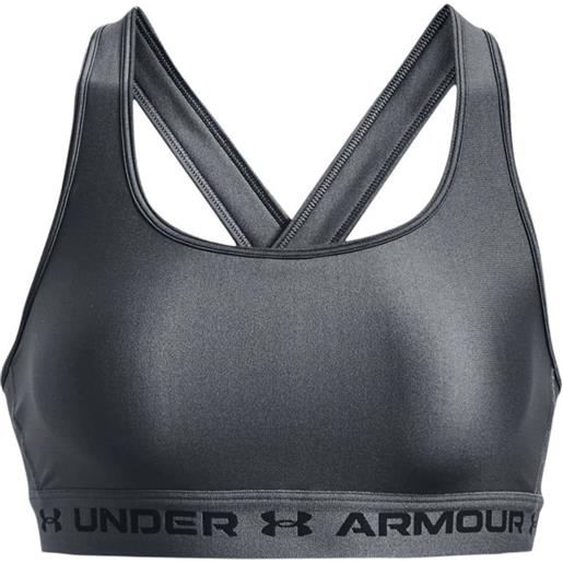 UNDER ARMOUR top mid crossback donna pitch gray / black