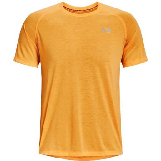 UNDER ARMOUR t-shirt streaker run uomo orange ice / reflective