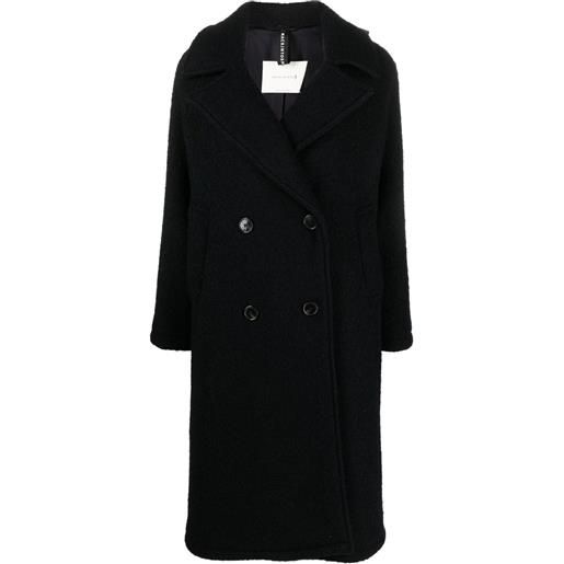 Mackintosh cappotto doppiopetto robina - nero