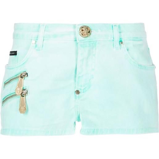 Philipp Plein shorts denim - verde