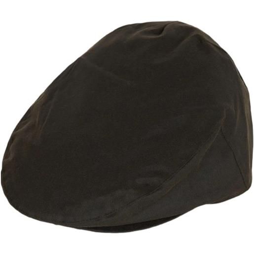 BARBOUR cappello wax flat olive