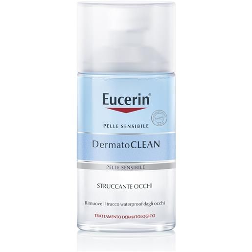Eucerin dermatoclean struccante per occhi waterproof 125ml struccante occhi waterproof