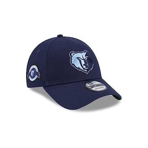 New Era memphis grizzlies nba fanartikel blau team logo seitliches team emblem 9forty verstellbar - one-size