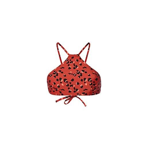O'NEILL pw cali mix top, bikini donna, rosso (red aop 3900), 34