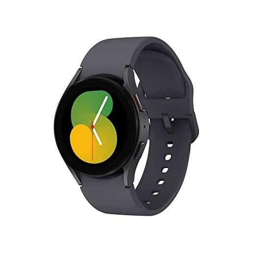 Samsung galaxy watch5 smartwatch, monitoraggio benessere, fitness tracker, batteria a lunga durata, bluetooth, grafite, 40 mm [versione italiana]