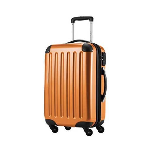 Hauptstadtkoffer - bagaglio a mano rigida alex, taglia 55 cm, 42 litri, colore arancione