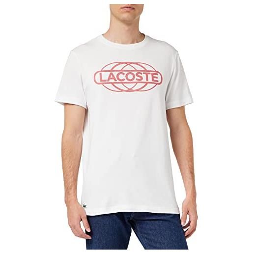 Lacoste th9281 t-shirt, bianco, l uomo