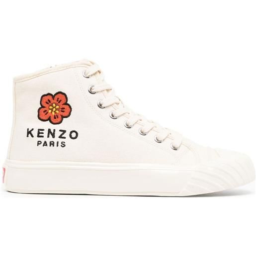 Kenzo sneakers con ricamo - bianco