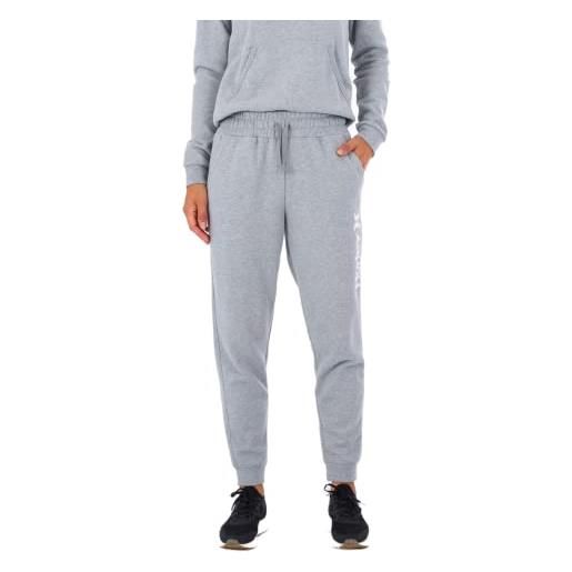 Hurley oao core cuff track pant pantaloni, grigio scuro mélange, xs donna