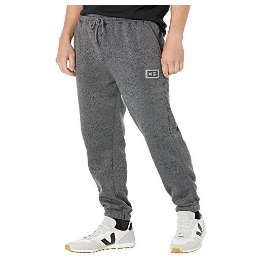 Hurley ridgeline jogger pantaloni, grigio, m uomo