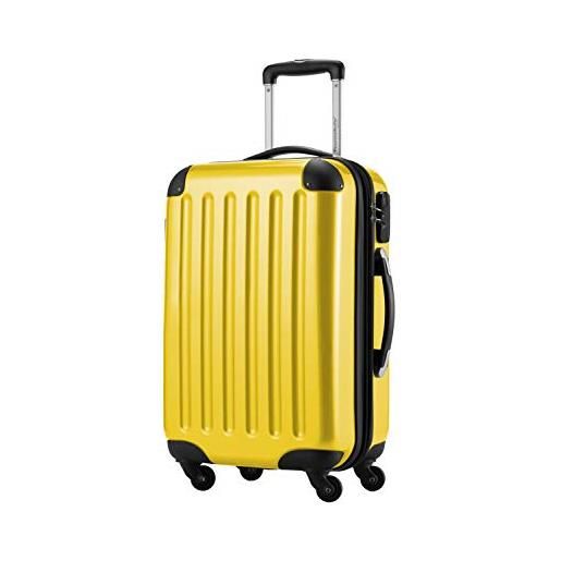 Hauptstadtkoffer - bagaglio a mano rigida alex, taglia 55 cm, 42 litri, colore giallo