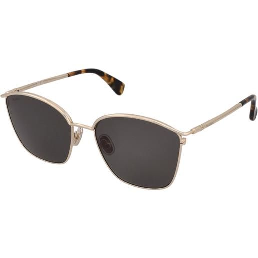 Max Mara design mm0043 53n | occhiali da sole graduati o non graduati | prova online | metallo | quadrati | oro | adrialenti