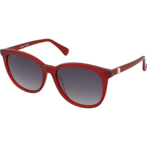 Max Mara prism1 mm0022 66b | occhiali da sole graduati o non graduati | prova online | plastica | quadrati | rosso | adrialenti