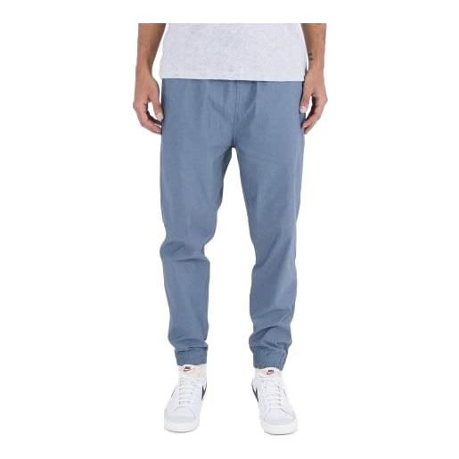 Hurley h2o dri outsider vapor jogger pantaloni, blu navy (armored navy), l uomo