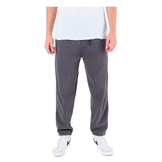 Hurley seaside windchill jogger pantaloni, grigio scuro (dark stone grey), m uomo