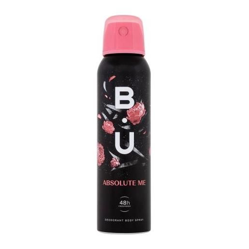 B.U. absolute me 150 ml spray deodorante per donna