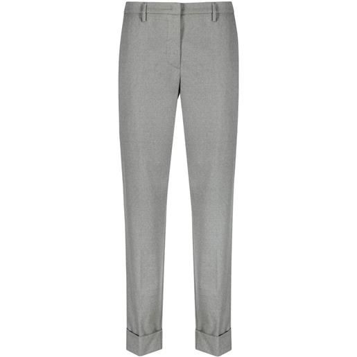 Fabiana Filippi pantaloni sartoriali crop - grigio
