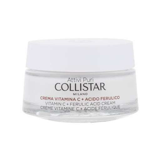 Collistar pure actives vitamin c + ferulic acid cream crema viso antiossidante 50 ml per donna