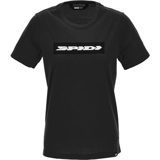 SPIDI t-shirt logo 2 lady nera - SPIDI s