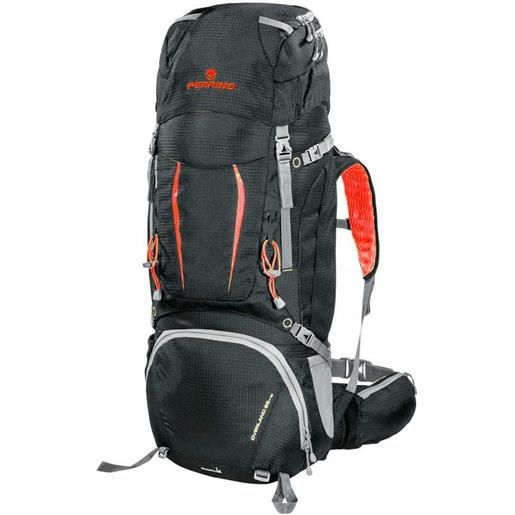 Ferrino overland 65+10l backpack grigio, nero