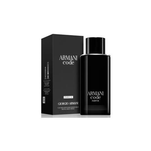 Armani code pour homme parfum 125 ml, parfum ricaricabile spray