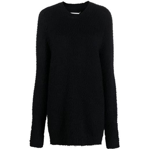 Maison Margiela maglione con dettaglio cuciture - nero