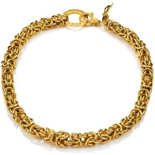 Giovanni Raspini collana maglia bizantina oro