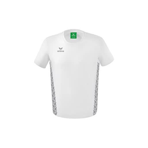 Erima bambini essential team t-shirt sportiva, bianco, 164