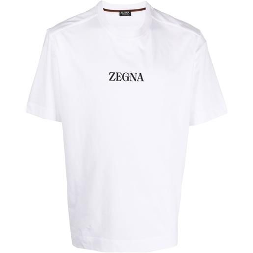 Zegna t-shirt con stampa - n01 - white