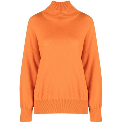 Loulou Studio maglione a collo alto - arancione