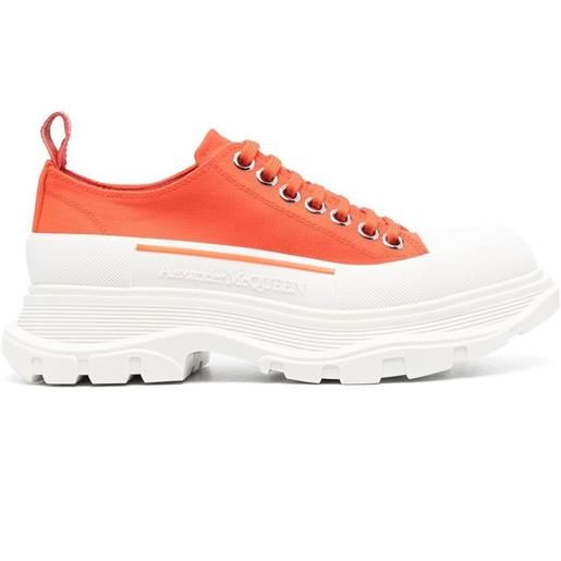 Alexander McQueen sneakers tread-slick - arancione