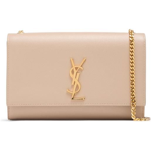 SAINT LAURENT borsa media kate in pelle martellata