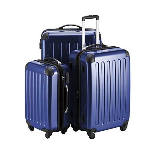 Hauptstadtkoffer - alex - set di 3 valigie (s, m & l), 235 litri, colore blu scuro