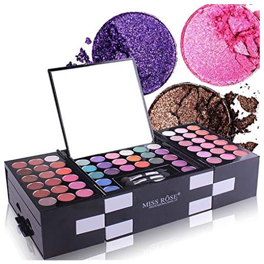 BrilliantDay set palette 148 colori per makeup cosmetici professionali, include ombretti fard cipria fondotinta polvere sopracciglio