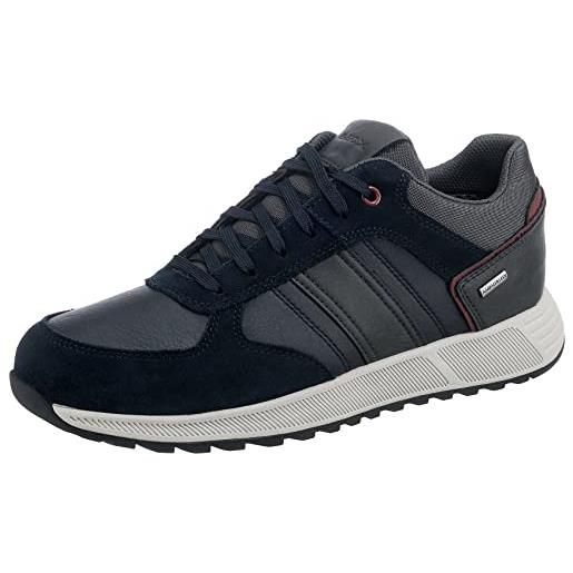 Geox uomo u molveno b abx a sneakers uomo, blu (navy), 40 eu