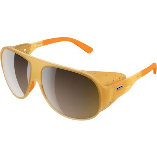 Poc nivalis sunglasses arancione brown / silver mirror/cat2