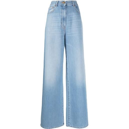 Versace jeans a gamba ampia - blu