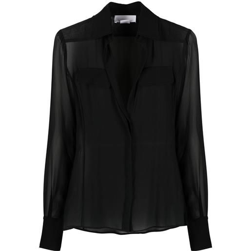 Genny camicia a maniche lunghe - nero