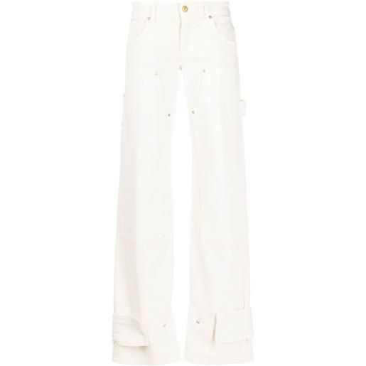Blumarine pantaloni oversize - bianco