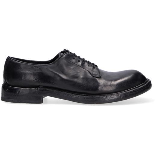 LEMARGO scarpa stringata in pelle vintage nero