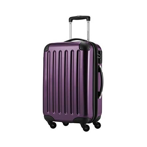 Hauptstadtkoffer - bagaglio a mano rigida alex, 4 doppie ruote, tsa, taglia 55 cm, 42 litri, colore viola