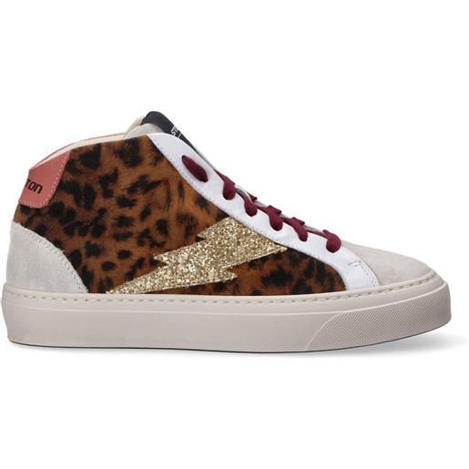 Stokton sneaker midi mod bolt fulmine oro leopard