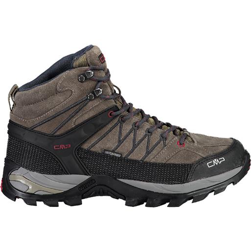 CMP scarpe rigel mid trekking shoe waterproof torba-antracite uomo