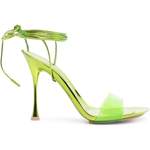 Gianvito Rossi sandali con tacco spice - verde