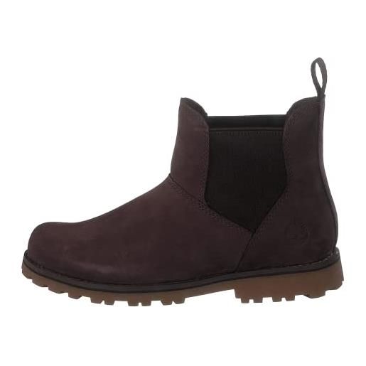 Timberland asphalt trail chelsea boot (youth), barca chukka, nero corvino, 32 eu